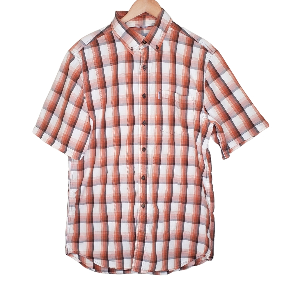 Carhartt Relaxed Fit Shirt Sleeve Button Down Shirt Large Tall